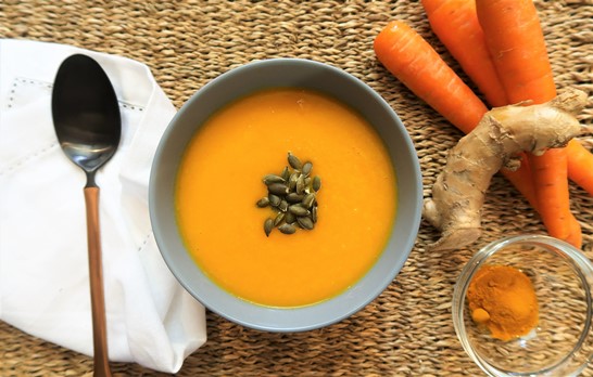 Carrot, Turmeric and Ginger Soup
