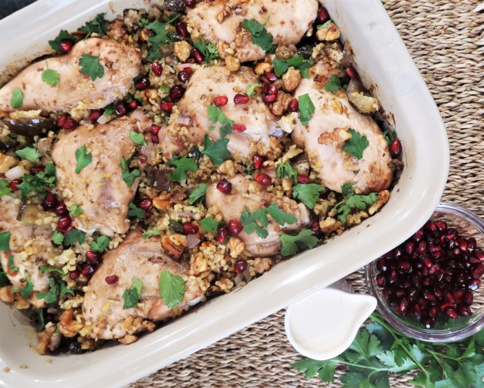 Middle Eastern Chicken and Bulgur Wheat